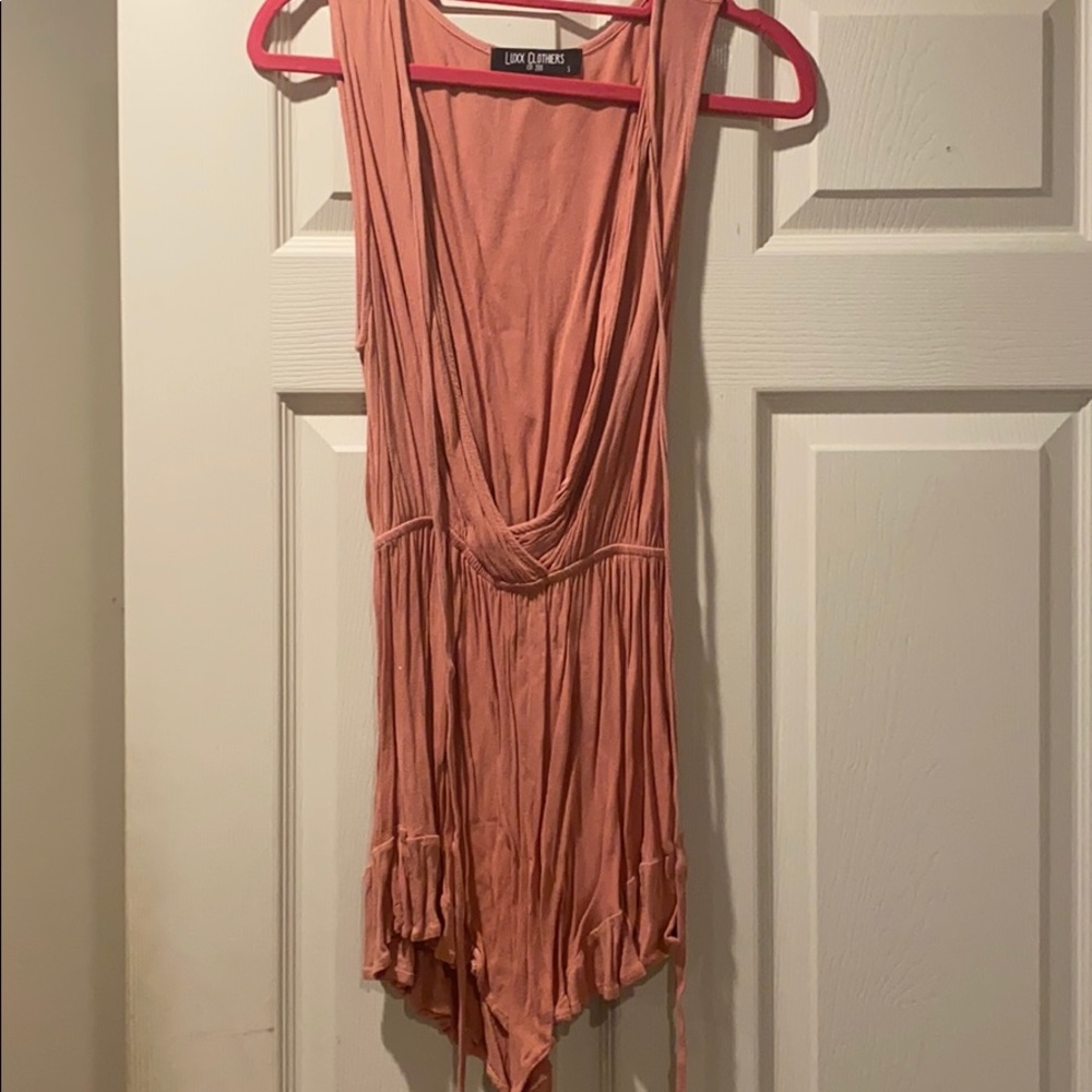 Peach Romper! - Picture 3 of 4